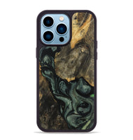 iPhone 14 Pro Max Wood Phone Case - Ilona (Green, 730947)