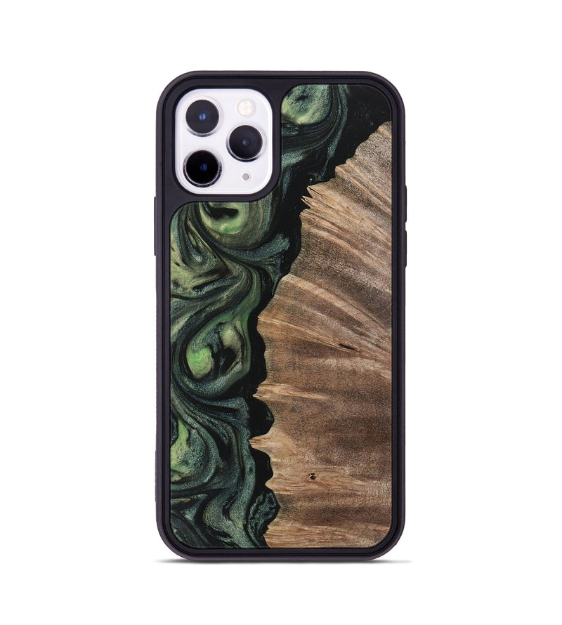 iPhone 11 Pro Wood Phone Case - Melonie (Green, 730948)