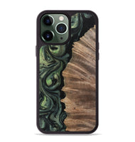 iPhone 13 Pro Max Wood Phone Case - Melonie (Green, 730948)