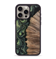 iPhone 15 Pro Max Wood Phone Case - Melonie (Green, 730948)