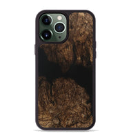 iPhone 13 Pro Max Wood Phone Case - Sanjeet (Pure Black, 730950)