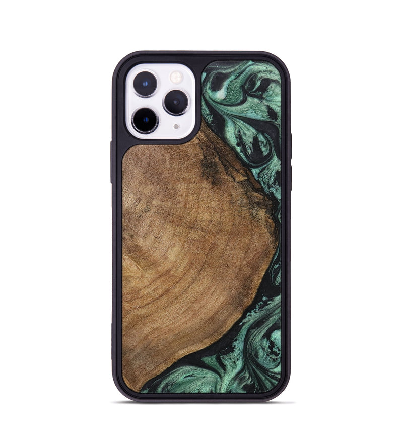 iPhone 11 Pro Wood Phone Case - Denys (Green, 730951)