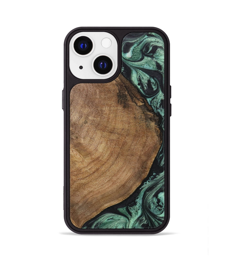 iPhone 13 Wood Phone Case - Denys (Green, 730951)