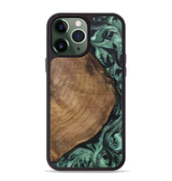 iPhone 13 Pro Max Wood Phone Case - Denys (Green, 730951)