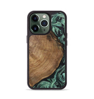 iPhone 13 Pro Wood Phone Case - Denys (Green, 730951)