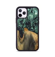 iPhone 11 Pro Wood Phone Case - Sharron (Green, 730954)