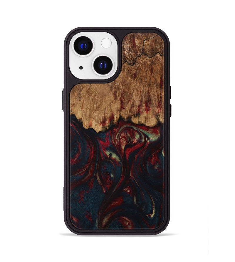 iPhone 13 Wood Phone Case - Codi (Red, 730955)