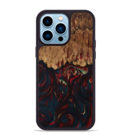 iPhone 14 Pro Max Wood Phone Case - Codi (Red, 730955)