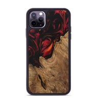 iPhone 11 Pro Max Wood Phone Case - Cherlyn (Red, 730957)