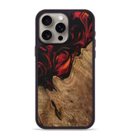 iPhone 15 Pro Max Wood Phone Case - Cherlyn (Red, 730957)