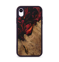 iPhone Xr Wood Phone Case - Cherlyn (Red, 730957)