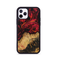 iPhone 11 Pro Wood Phone Case - Genevra (Red, 730958)