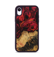 iPhone Xr Wood Phone Case - Genevra (Red, 730958)