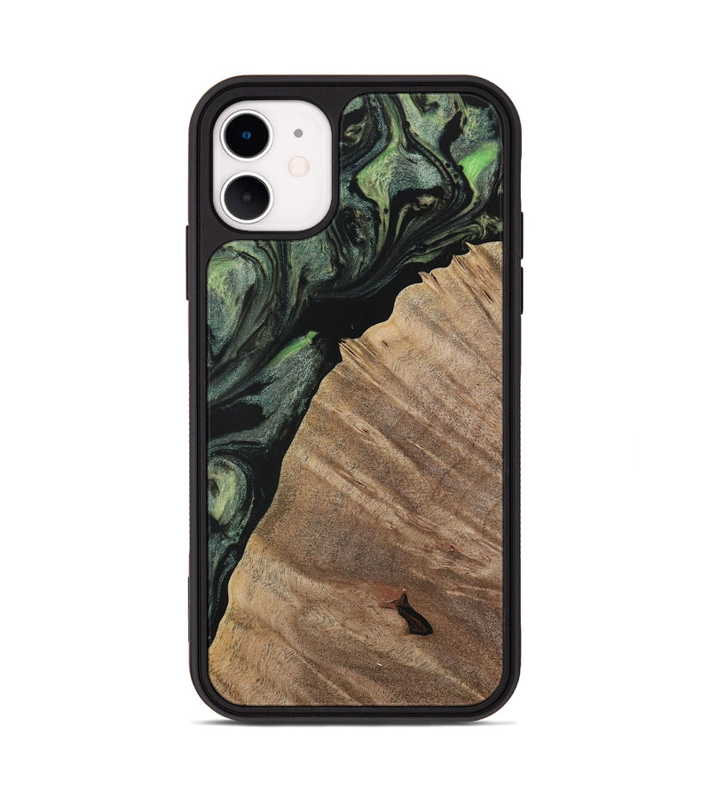 iPhone 11 Wood Phone Case - Kelsea (Green, 730961)