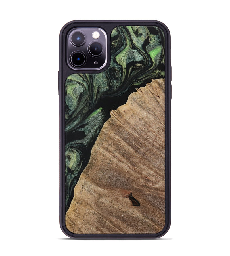 iPhone 11 Pro Max Wood Phone Case - Kelsea (Green, 730961)