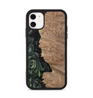 iPhone 11 Wood Phone Case - Vivia (Green, 730962)