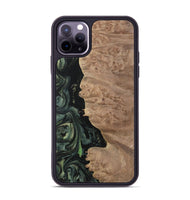 iPhone 11 Pro Max Wood Phone Case - Vivia (Green, 730962)