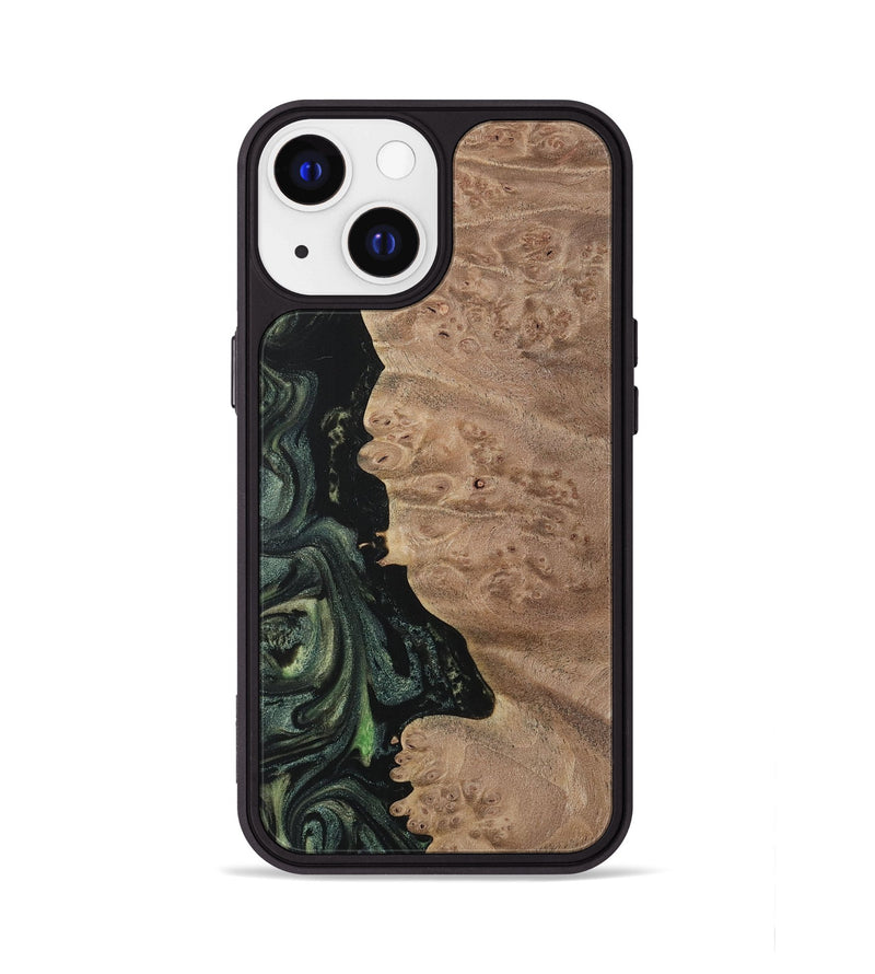 iPhone 13 Wood Phone Case - Vivia (Green, 730962)