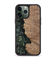 iPhone 13 Pro Max Wood Phone Case - Vivia (Green, 730962)