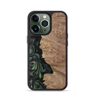 iPhone 13 Pro Wood Phone Case - Vivia (Green, 730962)