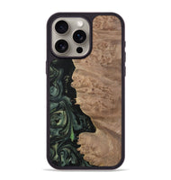 iPhone 15 Pro Max Wood Phone Case - Vivia (Green, 730962)