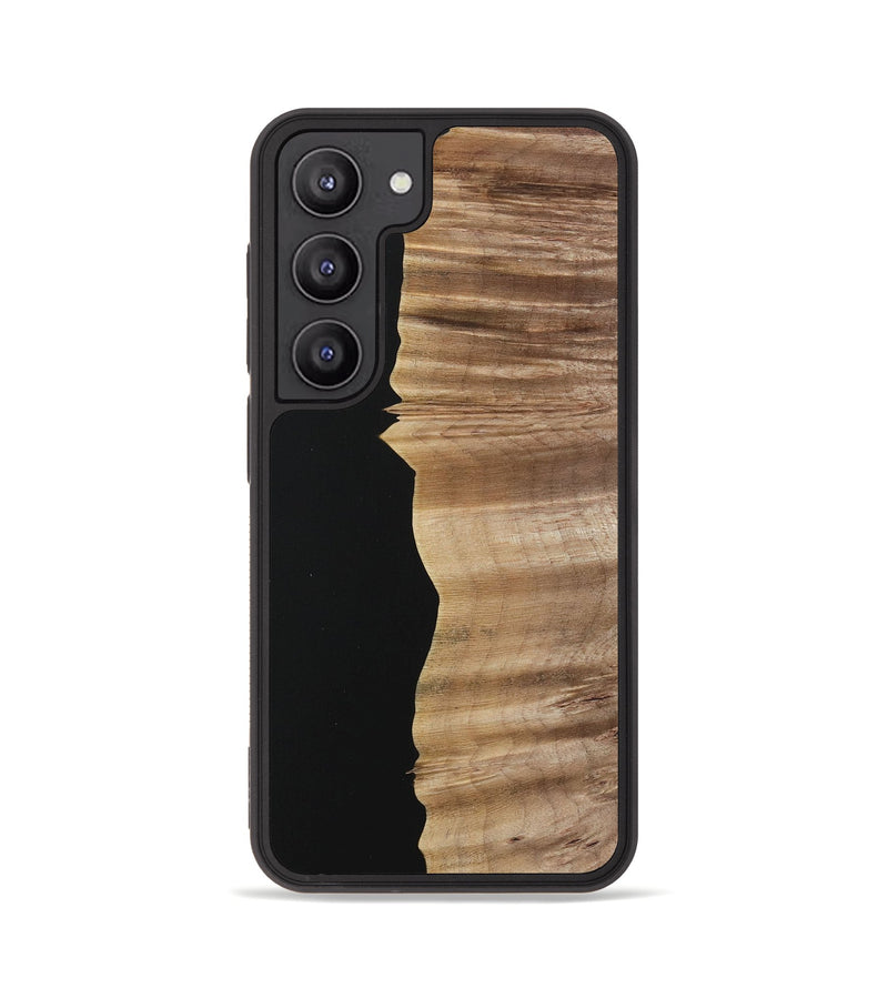 Galaxy S23 Wood Phone Case - Kordula (Pure Black, 730965)