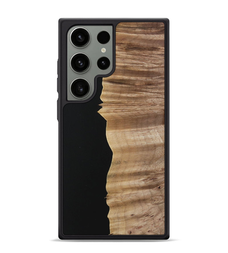 Galaxy S24 Ultra Wood Phone Case - Kordula (Pure Black, 730965)