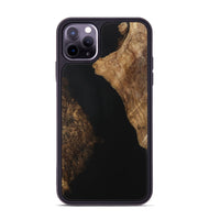 iPhone 11 Pro Max Wood Phone Case - Margalo (Pure Black, 730966)