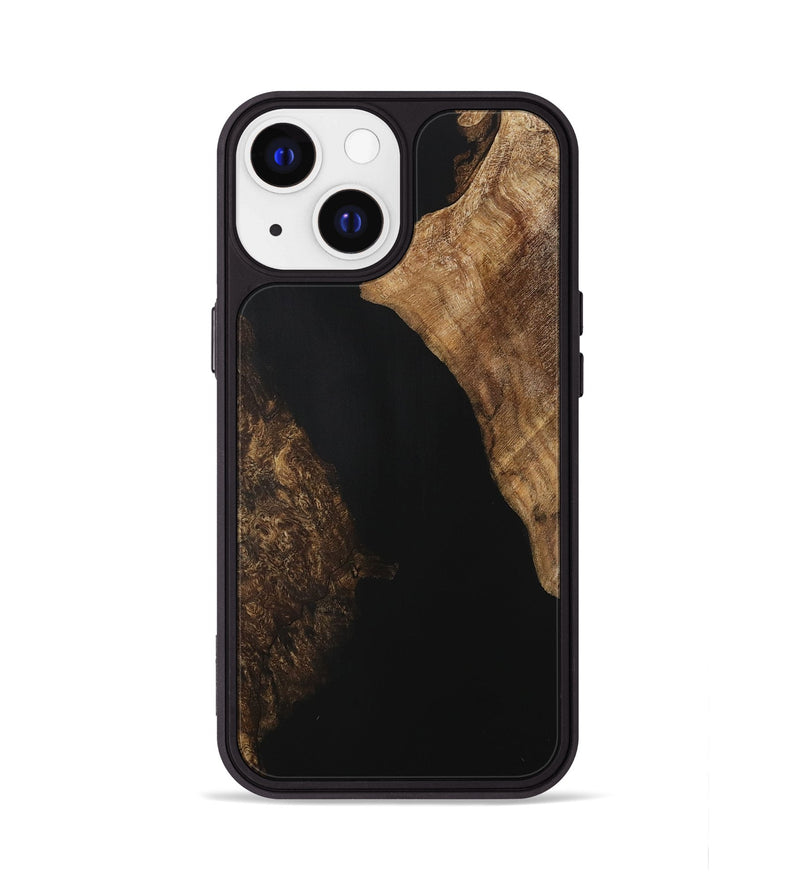 iPhone 13 Wood Phone Case - Margalo (Pure Black, 730966)