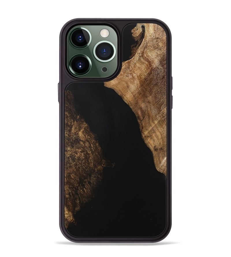 iPhone 13 Pro Max Wood Phone Case - Margalo (Pure Black, 730966)