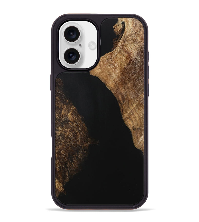 iPhone 16 Plus Wood Phone Case - Margalo (Pure Black, 730966)