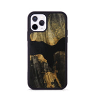 iPhone 11 Pro Wood Phone Case - Dionne (Pure Black, 730968)