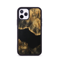 iPhone 11 Pro Wood Phone Case - Miklos (Pure Black, 730969)