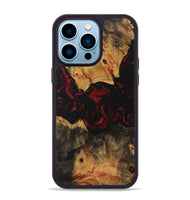 iPhone 14 Pro Max Wood Phone Case - Darian (Red, 730970)