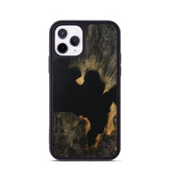 iPhone 11 Pro Wood Phone Case - Cheng (Pure Black, 730971)