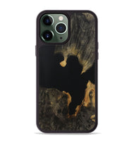 iPhone 13 Pro Max Wood Phone Case - Cheng (Pure Black, 730971)