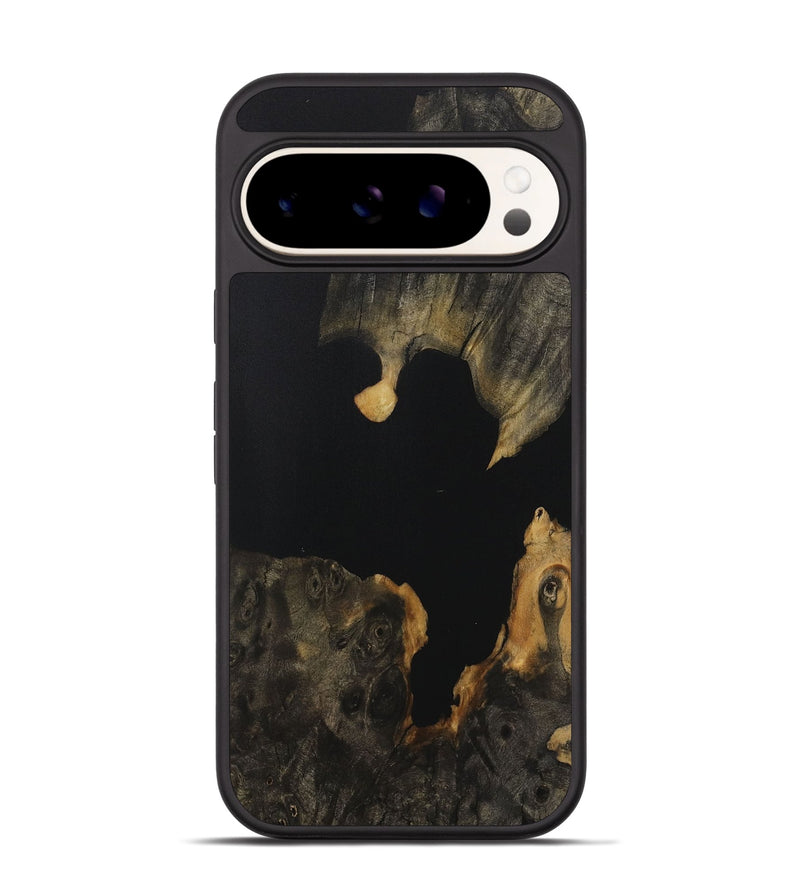 Pixel 9 Wood Phone Case - Cheng (Pure Black, 730971)