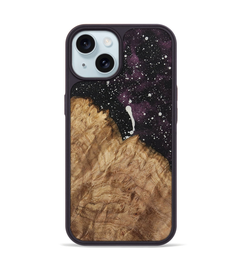 iPhone 15 Wood Phone Case - Brittni (Cosmos, 730975)