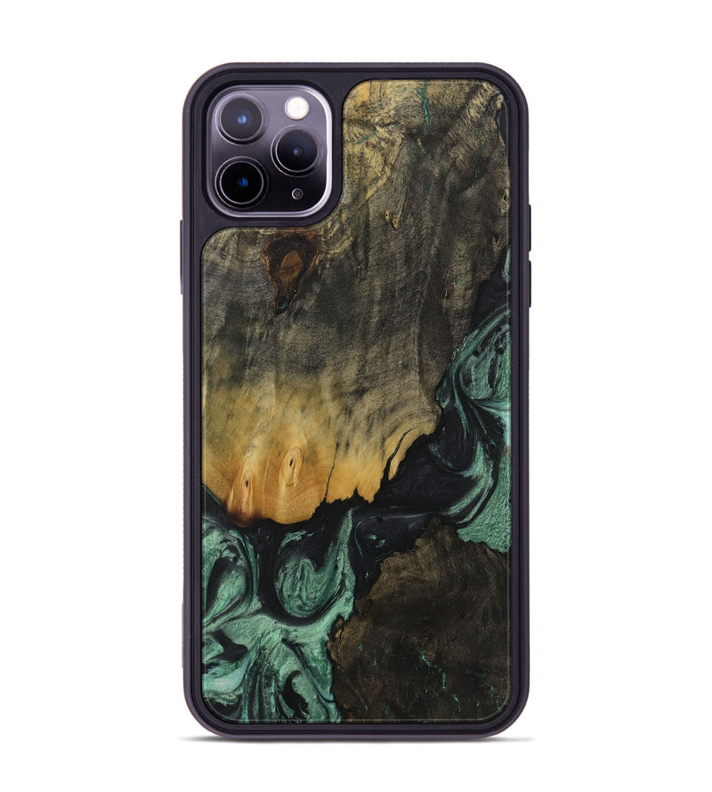 iPhone 11 Pro Max Wood Phone Case - Glynnis (Green, 730979)