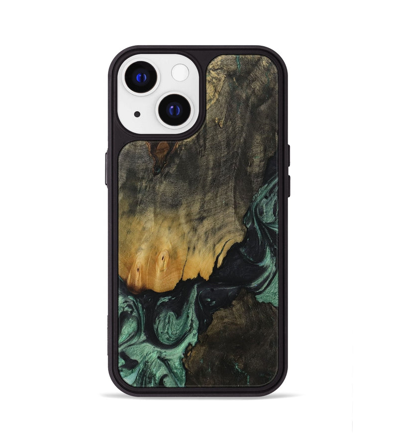 iPhone 13 Wood Phone Case - Glynnis (Green, 730979)