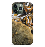 iPhone 13 Pro Max Wood Live Edge Phone Case - Haden (Black & White, 730982)