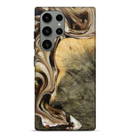 Galaxy S23 Ultra Wood Live Edge Phone Case - Neil (Black & White, 730984)