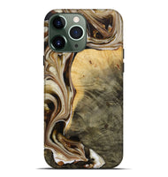 iPhone 13 Pro Max Wood Live Edge Phone Case - Neil (Black & White, 730984)