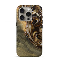 iPhone 16 Pro Wood Live Edge Phone Case - Gauge (Black & White, 730989)