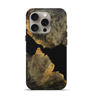 iPhone 16 Pro Wood Live Edge Phone Case - Zoltan (Pure Black, 730994)