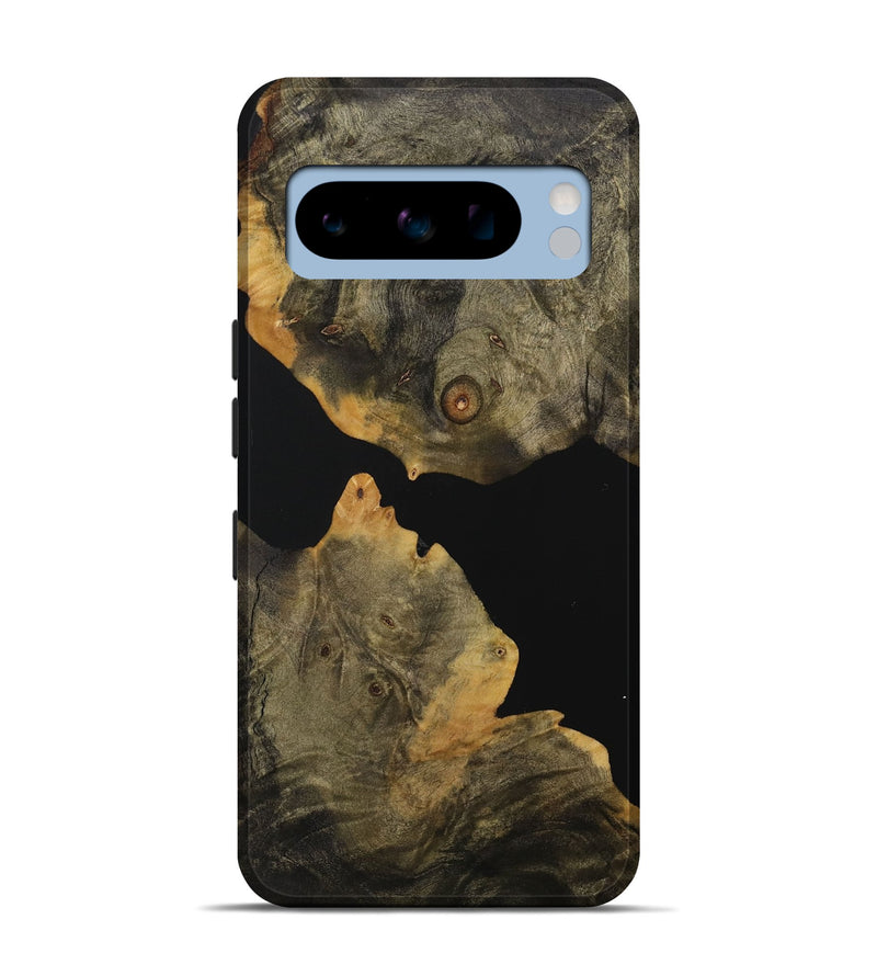 Pixel 8 Pro Wood Live Edge Phone Case - Zoltan (Pure Black, 730994)