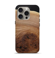 iPhone 16 Pro Wood Live Edge Phone Case - Cedrick (Wood Burl, 731006)