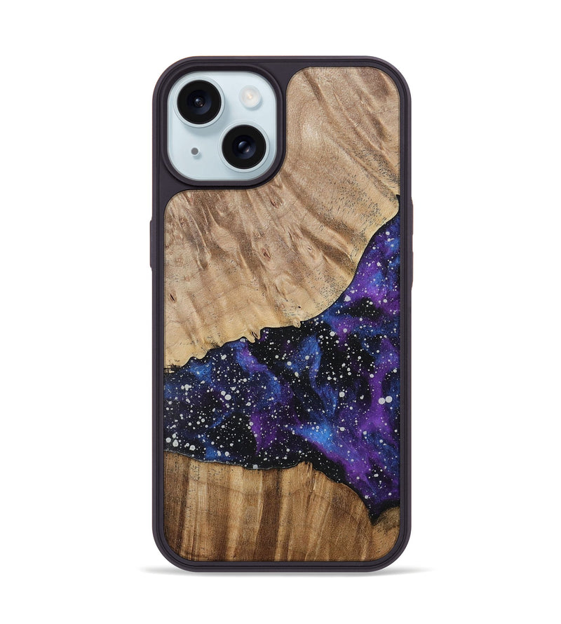 iPhone 15 Wood Phone Case - Lavinia (Cosmos, 731018)