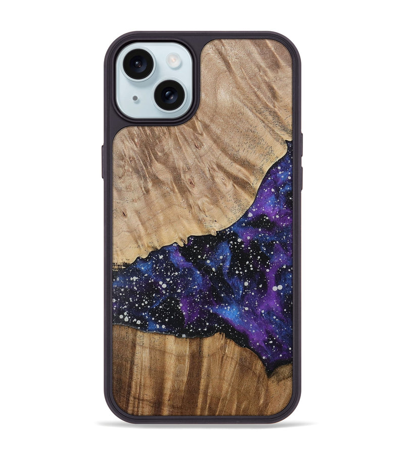 iPhone 15 Plus Wood Phone Case - Lavinia (Cosmos, 731018)