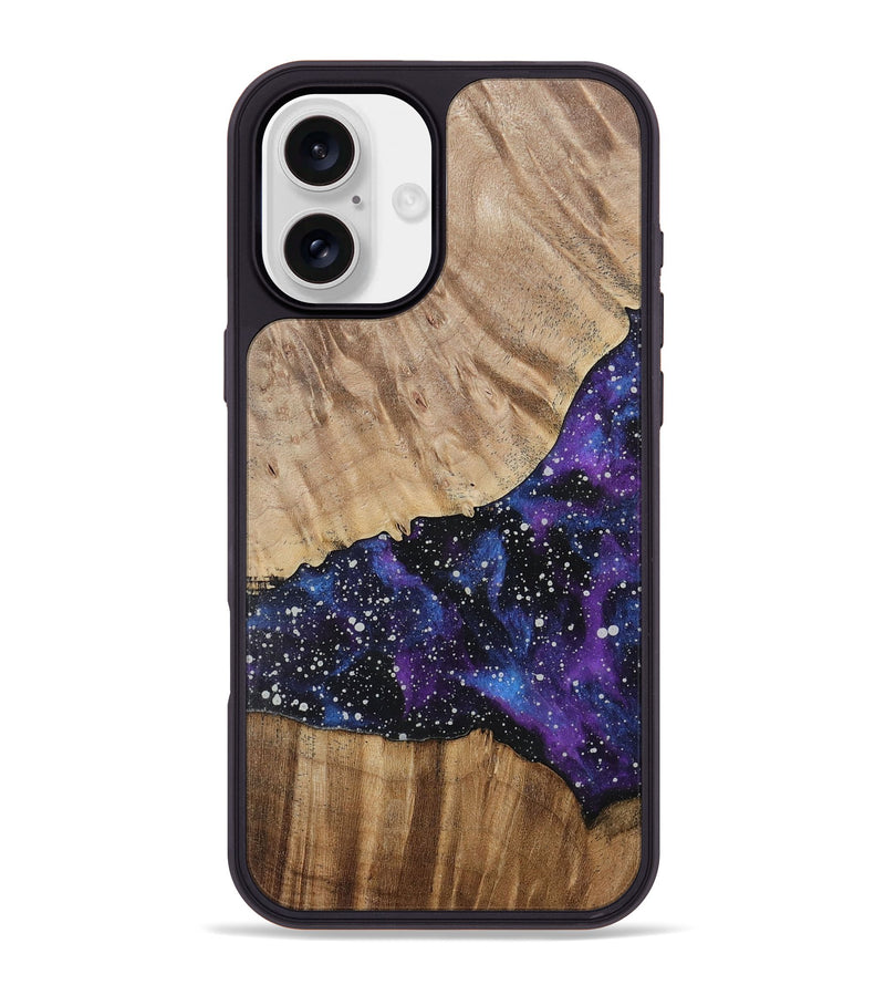 iPhone 16 Plus Wood Phone Case - Lavinia (Cosmos, 731018)